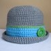 CROCHET PATTERN - Downtown Boy - a beanie/bucket hat with button in 8 sizes (Infant - Adult L) - Instant PDF Download