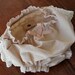 Vintage Tea Stained Cream & Ivory Diaper Cover