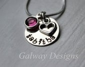 ADD a HEART CHARM - silver, copper, or brass