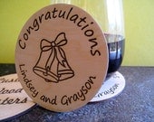 Custom wood coasters, your design.