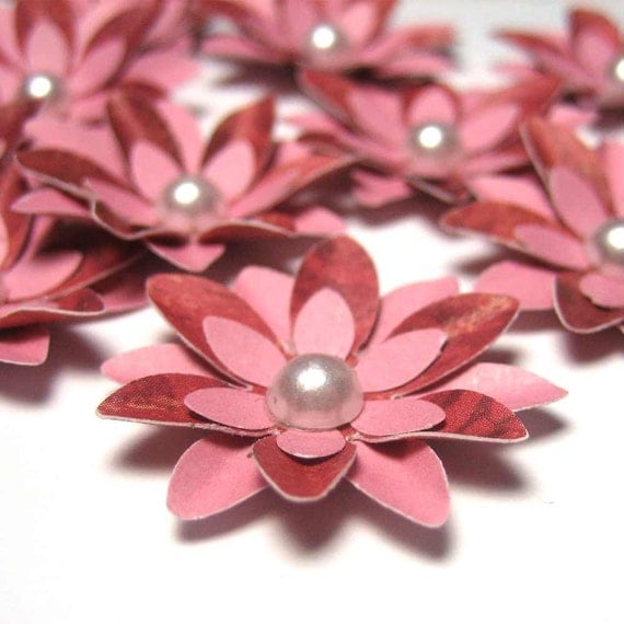 Scrapbooking Flower Embelishments set of 10