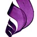 Art print Contemporary calligraphy from original- The One, a modern arabic calligraphy of the name Allah  in Purple