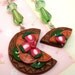 Clay Fruit Cake Beaded Earrings Handmade - SoSweet Collection Bijotti&Ciciotti