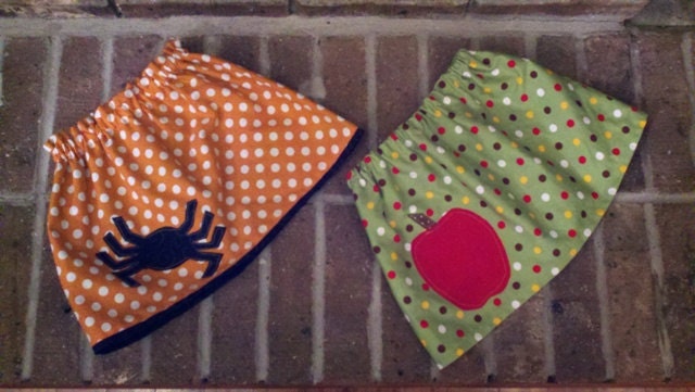 Halloween Applique Skirt- Baby/ Toddler