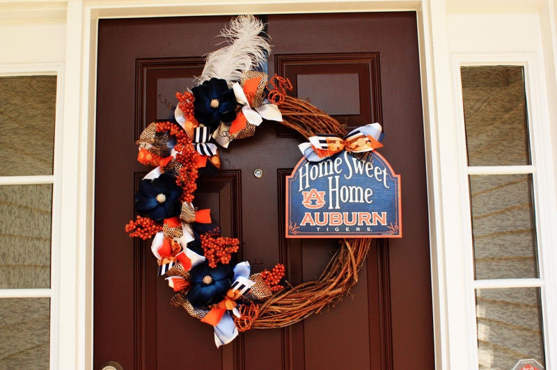 Auburn Tigers....24" Grapevine Wreath