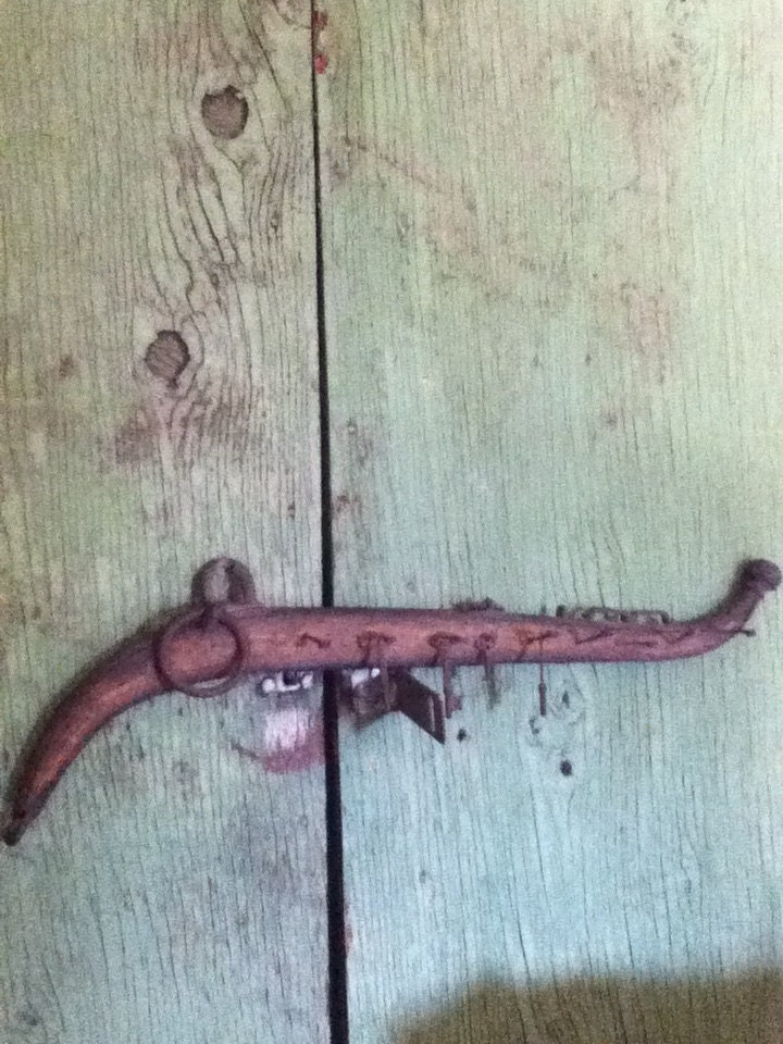Country WALL HOOK Horse Harness Salvage Old Keys Farm House Primitive Rustic Hook