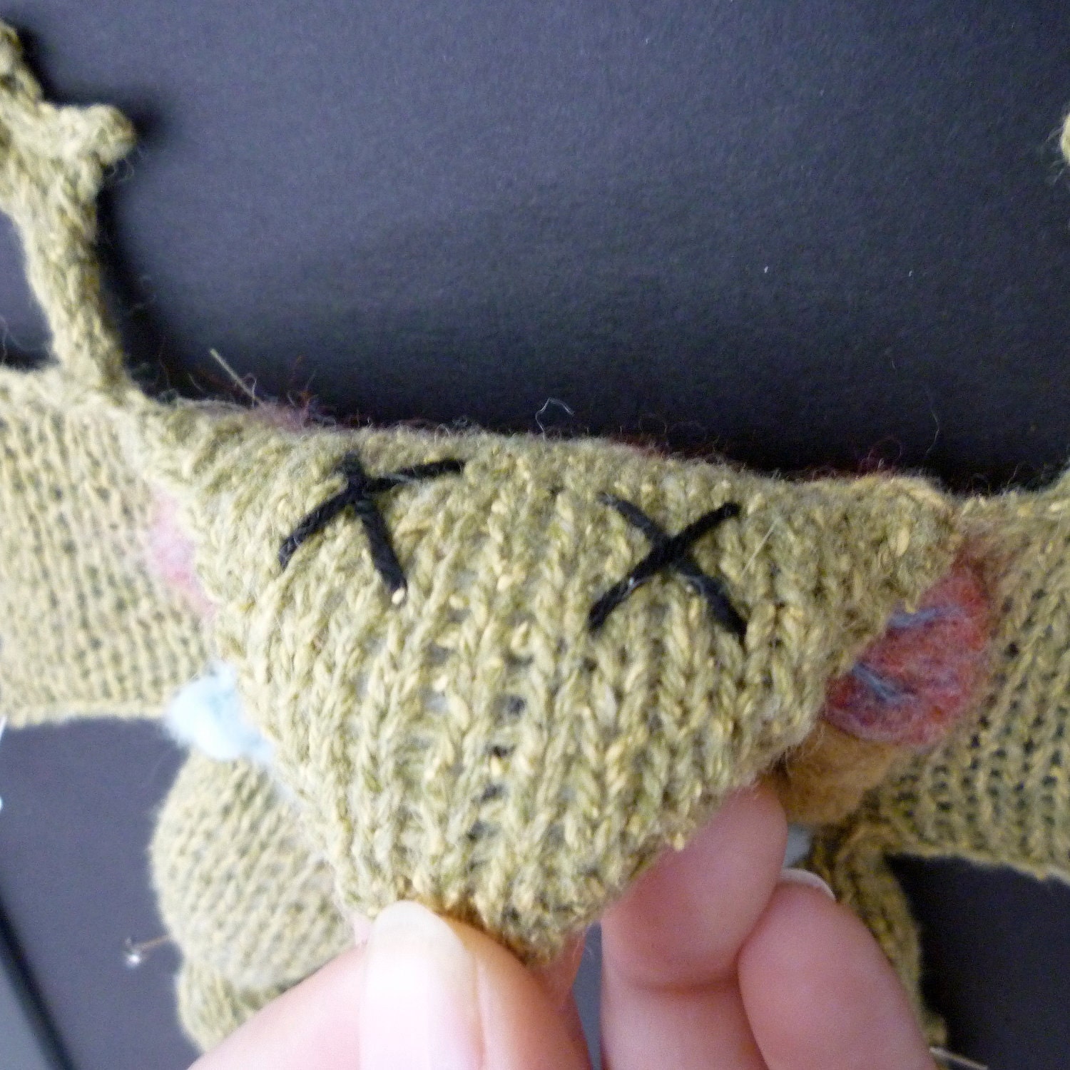Knitting in Biology 101 black background