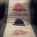 Appliqued Hats Pink & Blue Wall Hanging