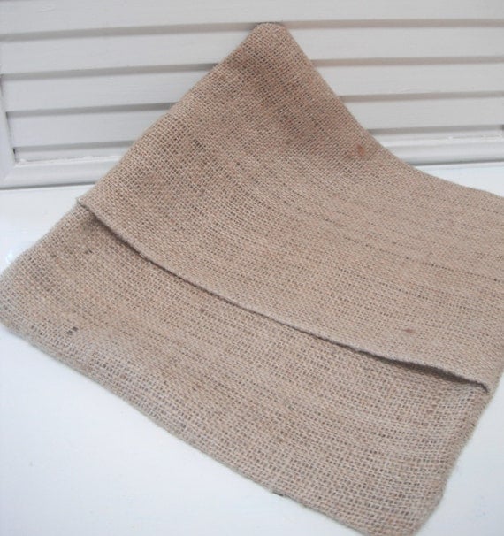 Starfish Burlap Pillow Cover - Starfish Decorations, Beach Cottage, Summer Party Decor
