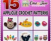 SPECIAL OFFER - Choose 15 PDF Applique Crochet Patterns for 34,50  Dollars - Permission to Sell Finished Items