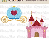 Instant Download - Fabric APPLIQUE TEMPLATE Only PDF - Carriage & Castle - Permission to Sell Finished Items