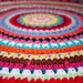 Instant Download - PDF CROCHET PATTERN - Colorful Rug - Permission to Sell Finished Items