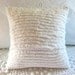AQUA ROSE vintage chenille pillow cover
