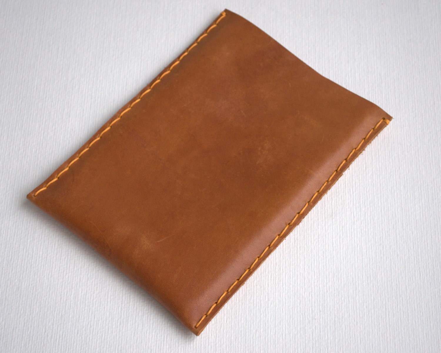Kindle FIRE case sleeve cover natural waxed leather