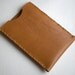 Kindle FIRE case sleeve cover natural waxed leather