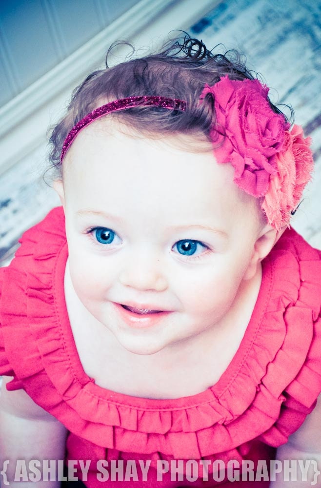 NEW - Double Shabby Chic Combo on Glitter Stretch Headband- You CHOOSE COLORS - Valentine's, Summer, Spring, Birthday