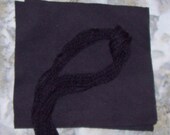 Black Flannel Mojo Bag squares / Smudged, blessed and purified/ hoodoo, voodoo, root working,  protection, banishing, folkmagic, Wicca