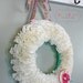 Large Bella Wreath : Cupcake Liner Wreath
