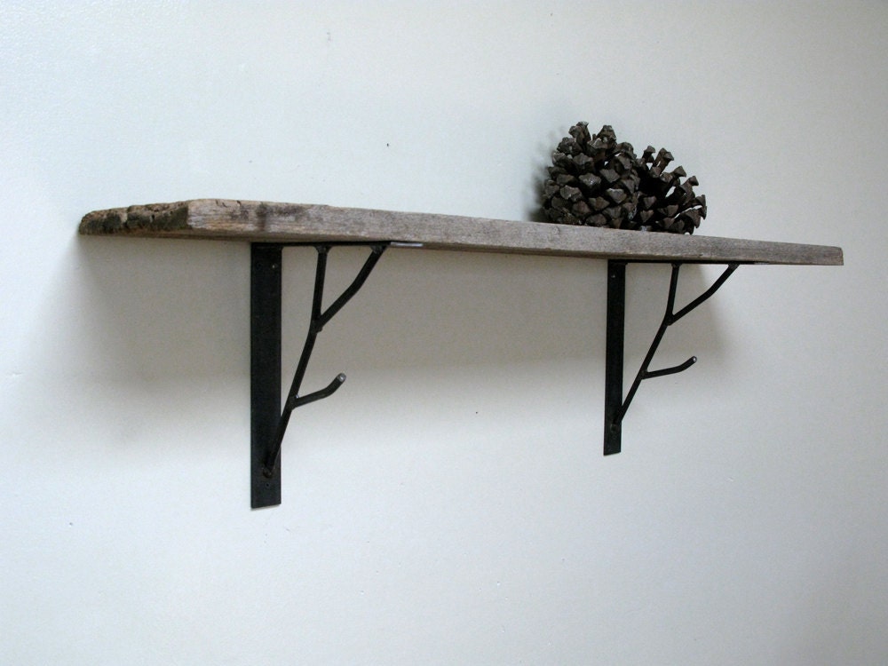 Branch shelf bracket painted finish