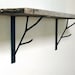 Branch shelf bracket painted finish