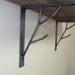 RESERVED for Allesandra 2 sets of brushed brackets and 2 barnwood shelves 10"x36"