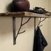 RESERVED for Allesandra 2 sets of brushed brackets and 2 barnwood shelves 10"x36"