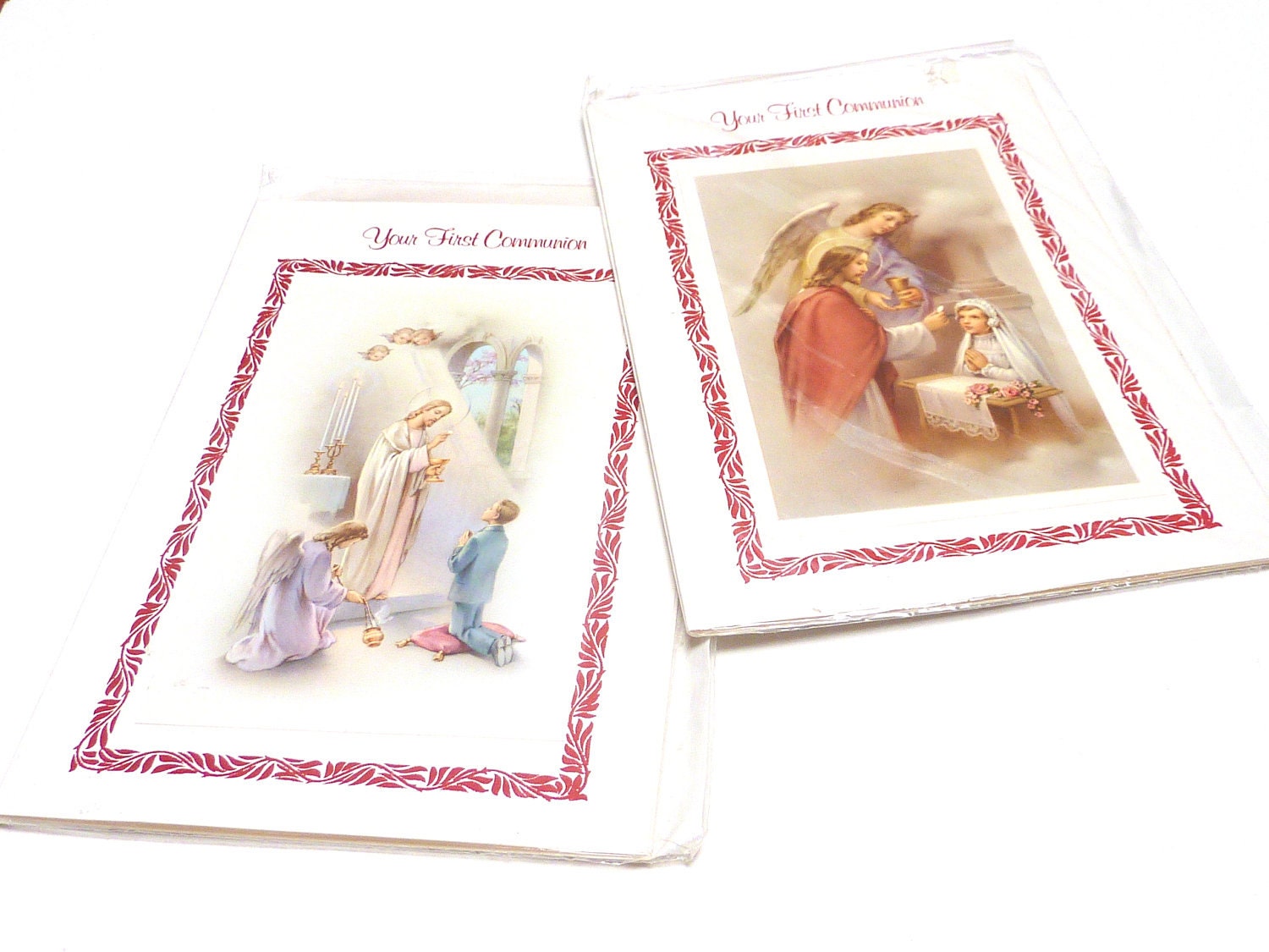 Unused New Vintage Confirmation cards
