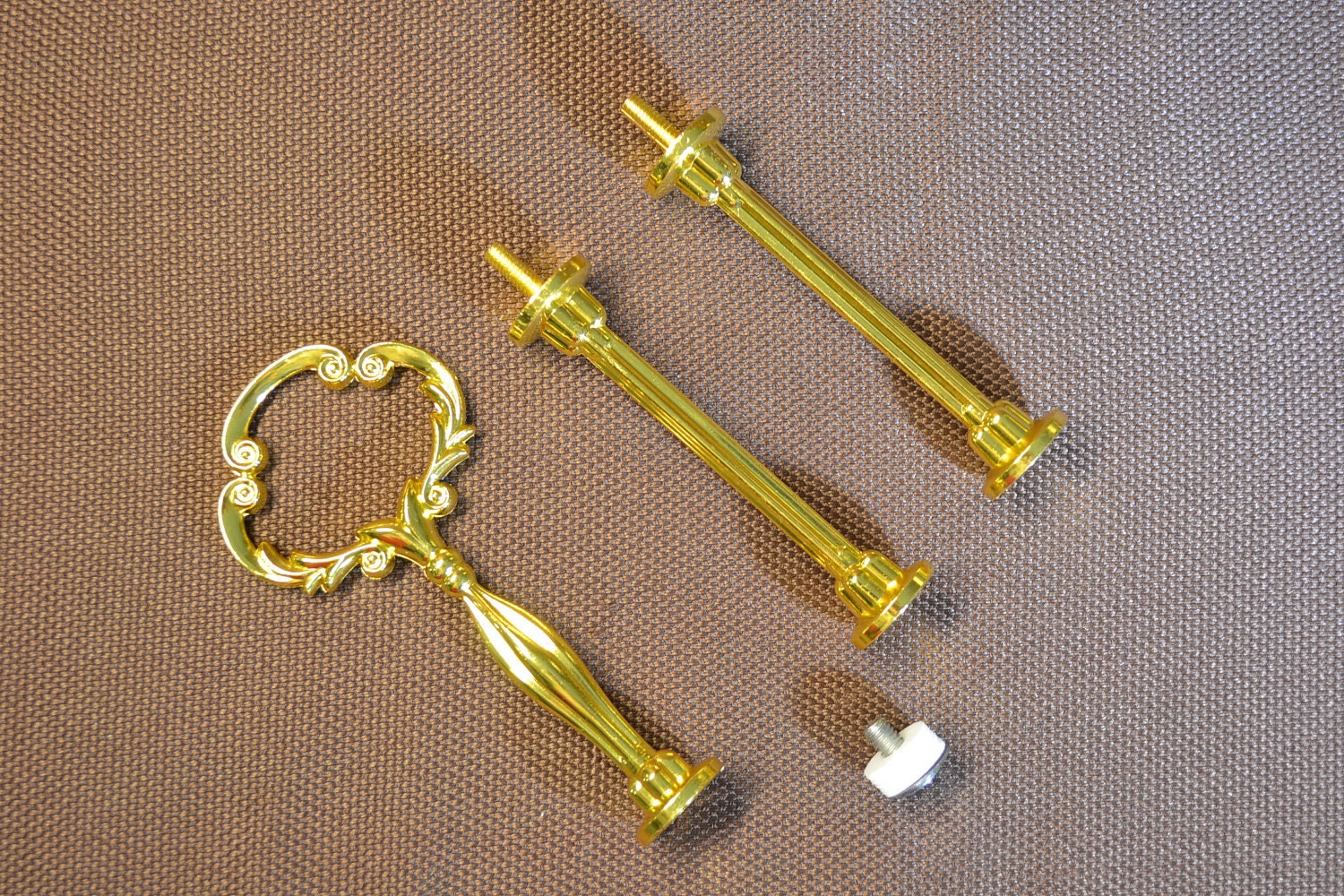 Tidbit Cakestand Handle Style 11 GOLD Fitting Hardware Buy 3 get one FREE