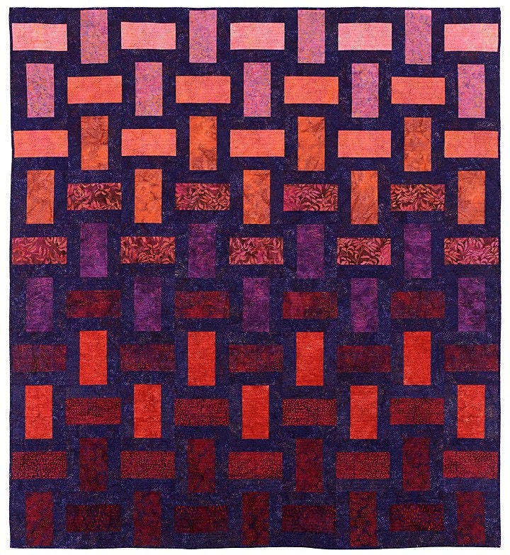 SUNSET FADE Lap Quilt