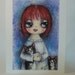 Child and cats print
