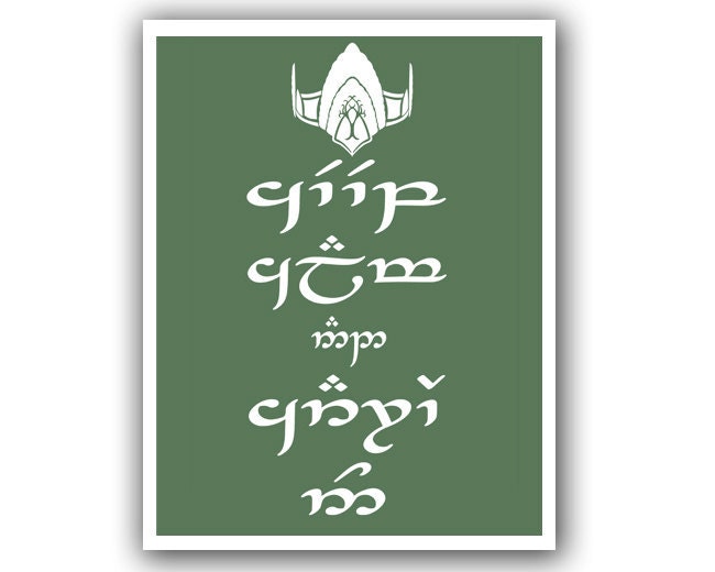 Keep Calm and Carry On parody print - Gondor edition - 8.5x11 - Lord of the Rings