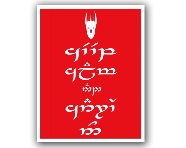 Keep Calm and Carry On parody print - Gondor edition - 8.5x11 - Lord of the Rings