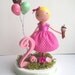 balloon cake topper clothespin doll