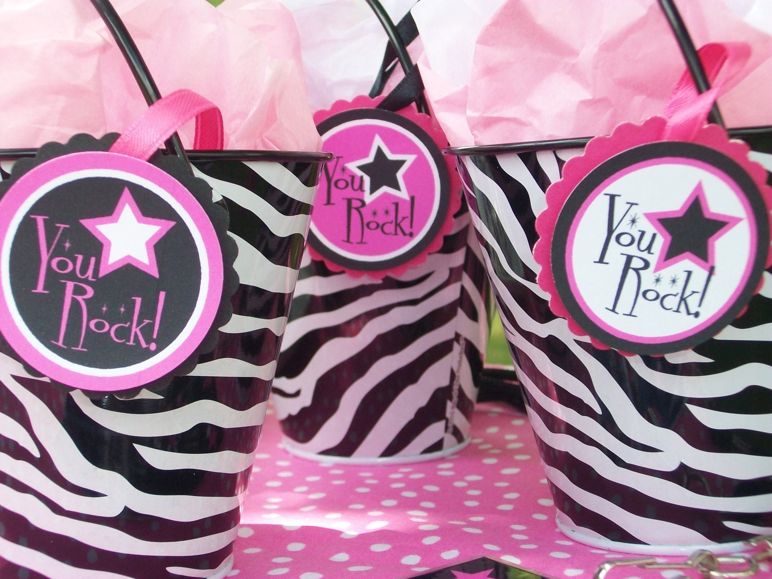 Rock Star Party Printable Favor Tags