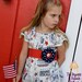 She Loves a Parade- Girls Peasant Style Top with Matching Cropped Ruffle Jeans............The Princess in Pigtails Designs