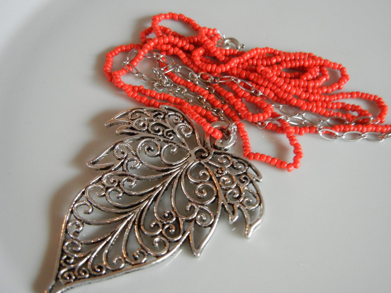 Beaded Fall Necklace