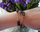 Triple Wrap Tribal Bracelet