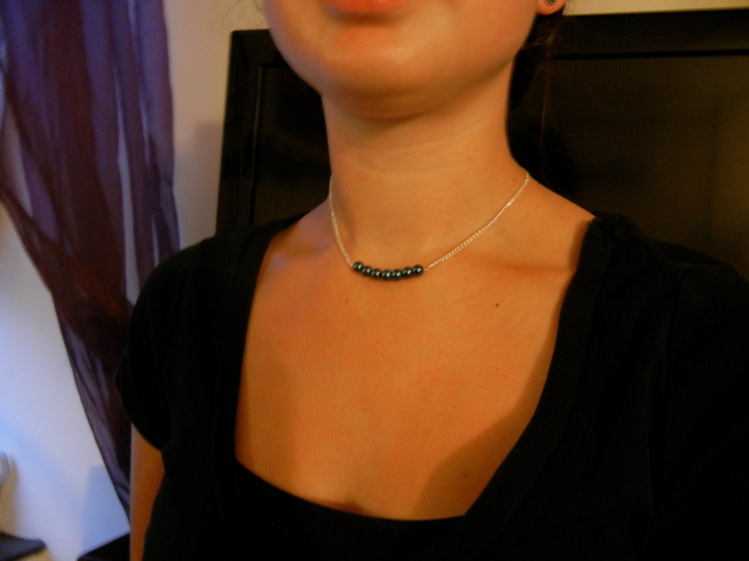 Teal Clouds Necklace