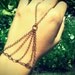 C A G E // Silver or Copper Chain Slave Bracelet