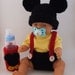 Mickey Mouse Inspired Diaper Cover & Hat Set, Newborn - 3 Months