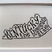 Kentucky the Bluegrass State - White Background - 8x10 Illustrated Print by Mandipidy