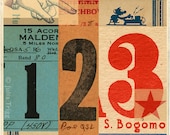 Signals: 123, limited edition print & mount