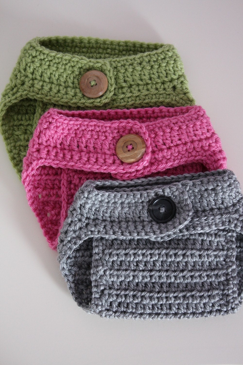 Crochet Diaper Cover Size 0-3 months