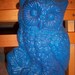 Blue Owl Upcycled//wall hanging//retro//modern//kitsch wall hangings/kitchen
