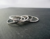 Silver Stacking Rings