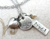 For Mom Sterling Silver Charm Necklace (Free Shipping)
