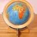 1930s School Globe w/Fabulous Architecture: