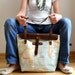 World Map Printed Fabric and Leather Tote Bag, Travel Bag, Beach Bag, Shoulder Bag, Large Tote, Diaper Bag, School-Magazine-Book Tote