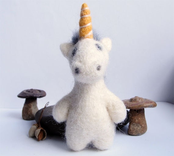 Needle felted Unicorn