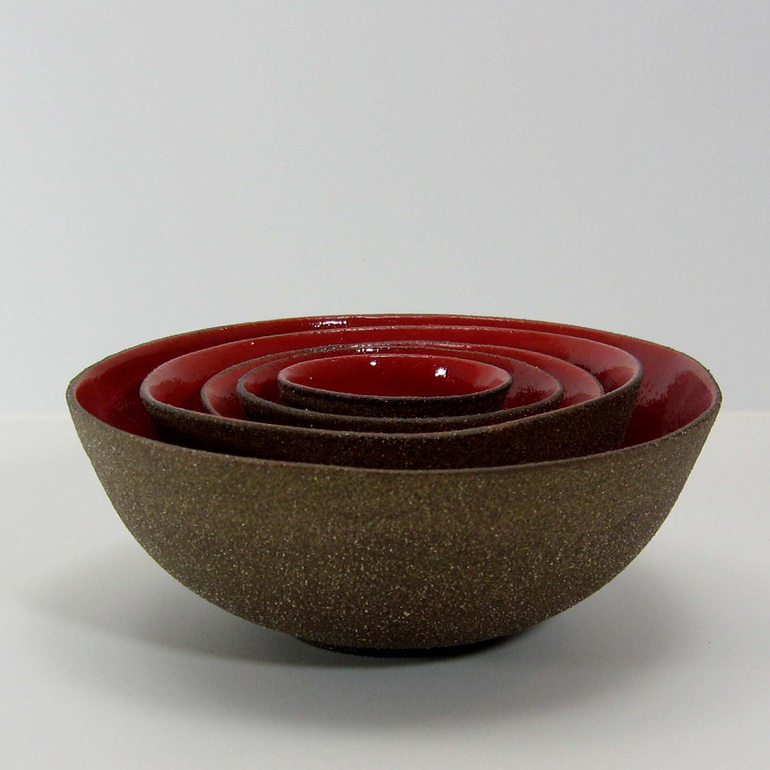 5pc Stoneware Nesting Set